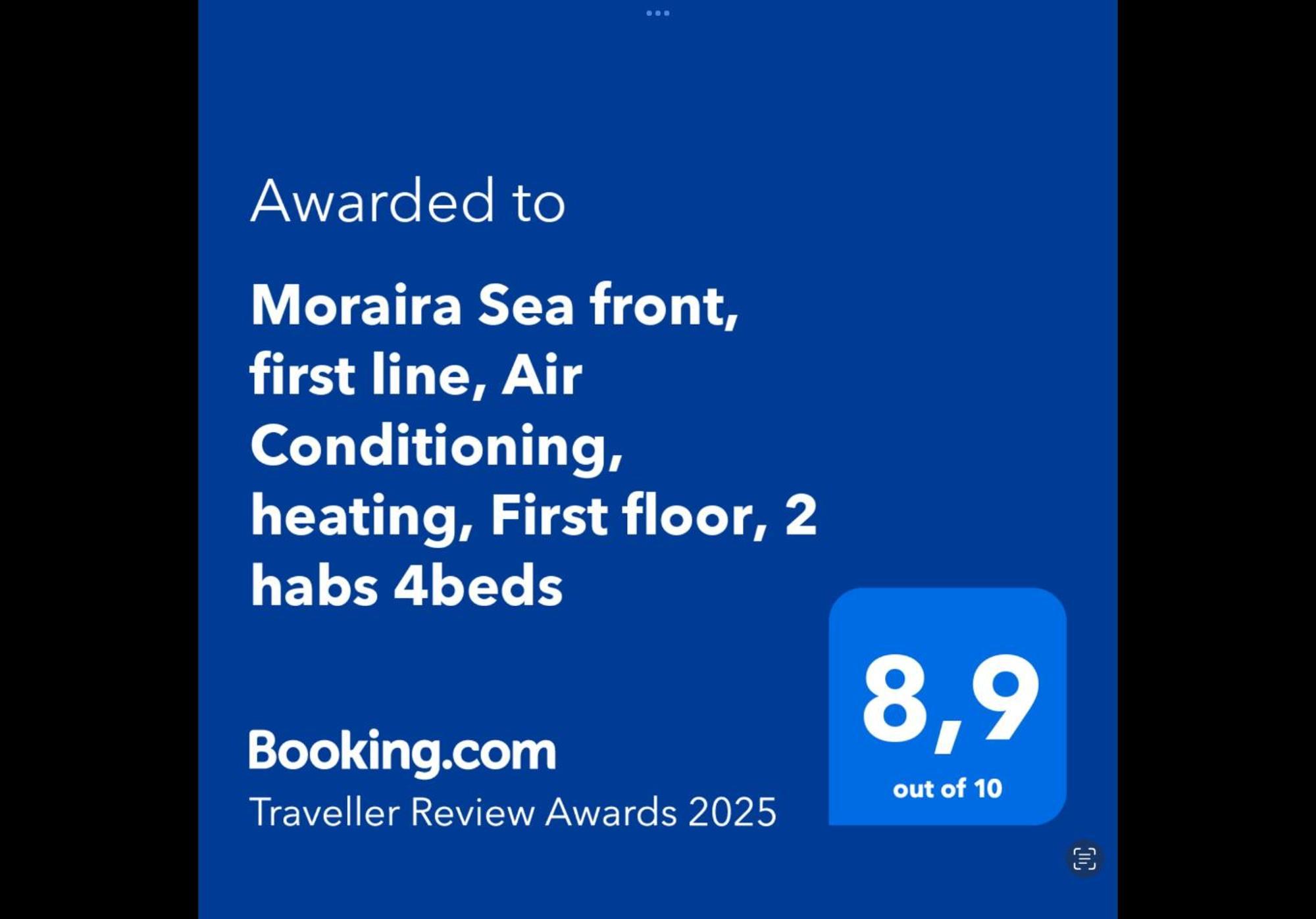Moraira Sea Front, First Line, Air Conditioning, Heating, First Floor, 2 Habs 4Beds 외부 사진